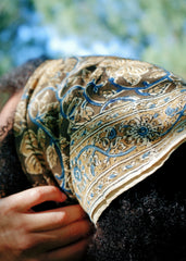 Sahara Rivers - Kalamkari Cotton Bandana