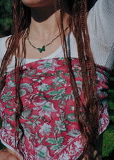 Venus Flytrap - Kalamkari Cotton Bandana