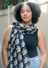 Midnight Stroll - Hand Block Printed