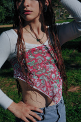 Venus Flytrap - Kalamkari Cotton Bandana