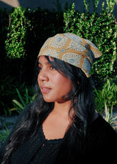 Teardrop Garden - Kalamkari Cotton Bandana