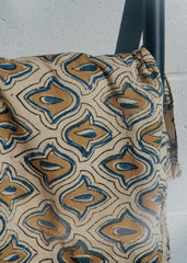 The Juhu Shoreline - Hand Block Printed Scarf (600-039)