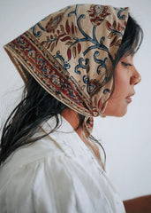 Jackfruit Garden - Kalamkari Cotton Bandana