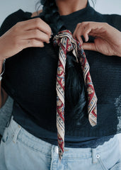 Painted Lady - Kalamkari Cotton Bandana