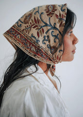 Jackfruit Garden - Kalamkari Cotton Bandana