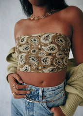 Emerald Wine - Kalamkari Cotton Bandana