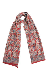 Paisley Garden - Hand Block Printed Scarf (600-053)