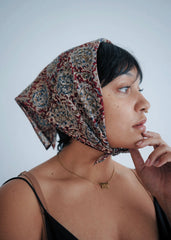 Chatusra Paisley - Kalamkari Cotton Bandana