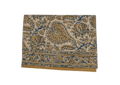 Medallion Yellow Gardens - Hand Block Printed Scarf (600-068)