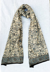 Forest Fly Trap - Hand Block Printed Scarf