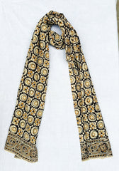 Crop Circle - Hand Block Printed Scarf (600-081)