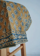 Diya Mustard - Kalamkari Cotton Bandana