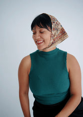 Garnet Vineyard - Kalamkari Cotton Bandana