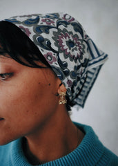 Kaleidoscope - Hand Block Printed Cotton Bandana