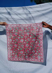 Venus Flytrap - Kalamkari Cotton Bandana