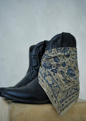 Indigo Bundles - Kalamkari Cotton Bandana