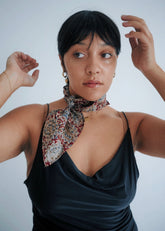 Chatusra Paisley - Kalamkari Cotton Bandana