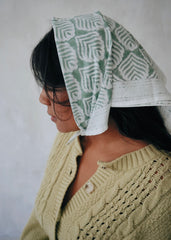 Banana Leaf - Hand Block Printed Cotton Bandana