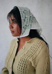 Banana Leaf - Hand Block Printed Cotton Bandana