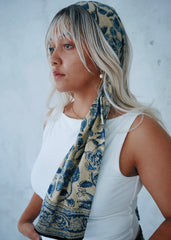 The Blue Jay's Song - Hand Block Printed