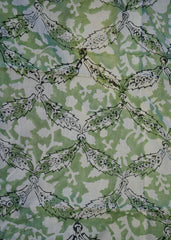 Sage Harmony - Hand Block Printed Cotton Bandana