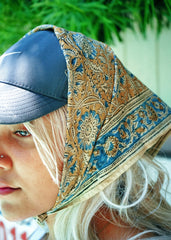 Seaside Garden - Kalamkari Cotton Bandana