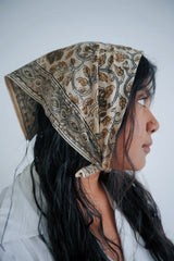 Arabian Jasmine - Kalamkari Cotton Bandana
