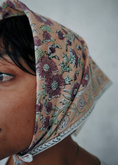 Gulbahar - Hand Block Printed Cotton Bandana
