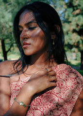 Brick Red Paisley - Kalamkari Cotton Bandana