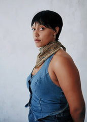 Jaggery Rivers - Kalamkari Cotton Bandana