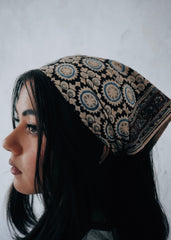 Blue Moon - Kalamkari Cotton Bandana