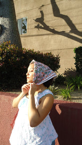 Meadow Breeze - Block Printed Cotton Bandana