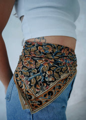 Lost in the Forest - Kalamkari Cotton Bandana