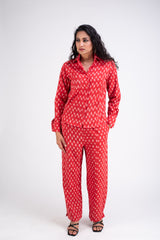 580- 321 Whitelotus Women's Pants"parrot co-ords"