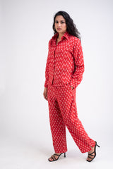 580- 321 Whitelotus Women's Pants"parrot co-ords"