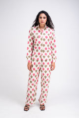 580-309 Whitelotus Women's Pants"parrot co-ords"