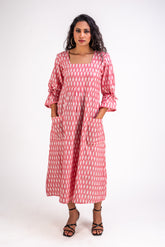 595-339 White Lotus "Rummy" Women's long Maxi Dress