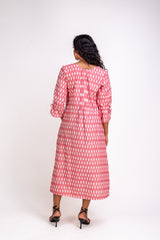 595-339 White Lotus "Rummy" Women's long Maxi Dress