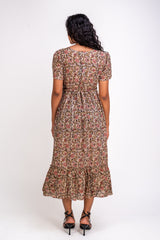 523-131 White Lotus "Lilac" Women's long Maxi Dress