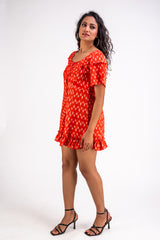 578-333 White Lotus "Dove" women's Short Dress