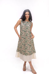 407 - 166 "Ethal" Whitelotus women's Layered Maxi Dress - White Lotus Distributors LLC