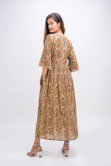 531-103 White Lotus "Tina" Women's long Dress