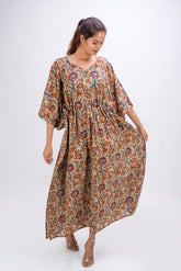 529-118 Whitelotus "Toni" kaftan maxi Women's Dress