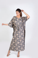 529-119 Whitelotus "Toni" kaftan maxi Women's Dress