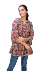 519-162 Whitelotus "Creek" Women's Short Dress