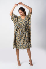 522-120 Whitelotus "Mony" kaftan midi Women's Dress