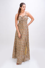537-130 "Megan" Women's long Maxi Dress