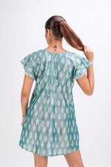 504-306 White Lotus "Diana" Women's Short Dress