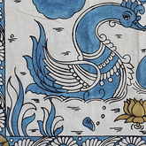 Swan Garden Glow - Limited Hand Painted Cotton Bandana