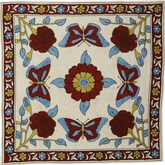 Crim. Butterfly Garden - Limited Hand Painted Cotton Bandana